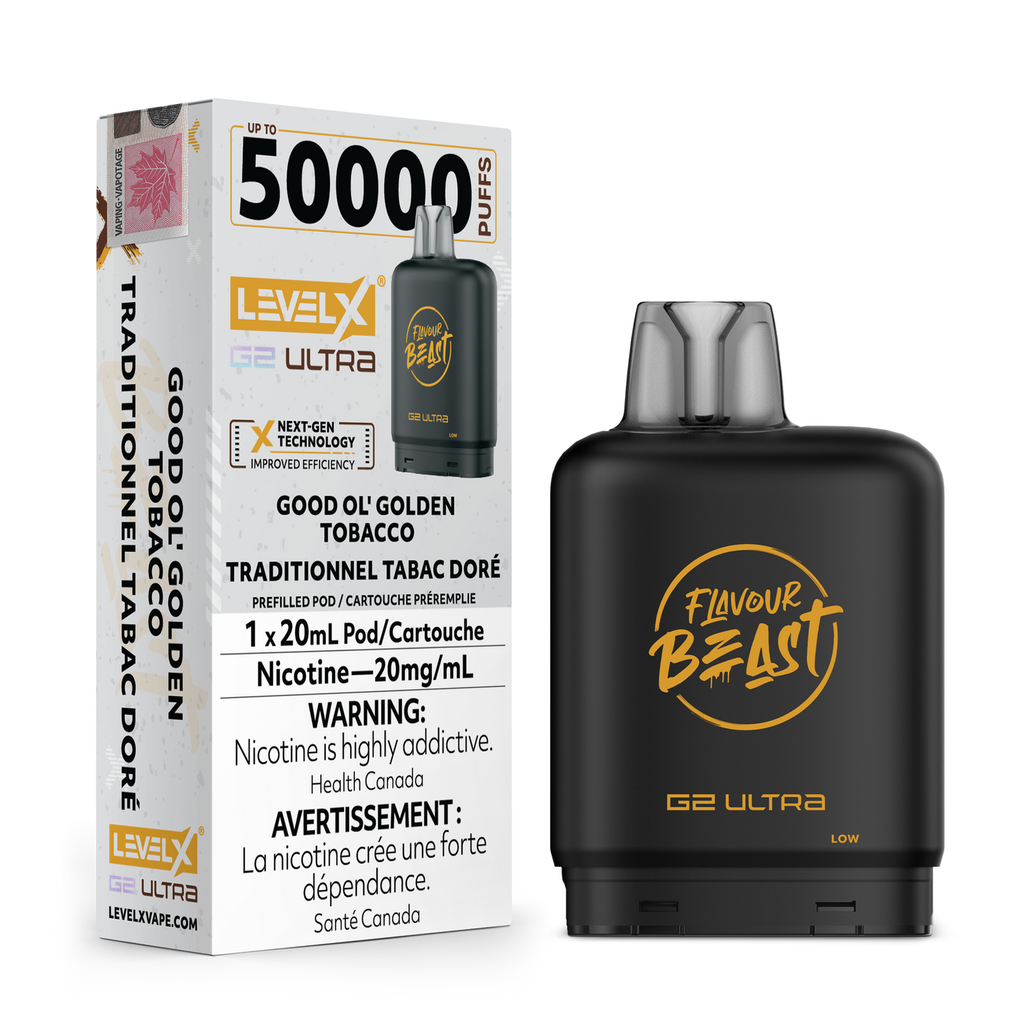 Level X Flavour Beast G2 Ultra Pods 50K