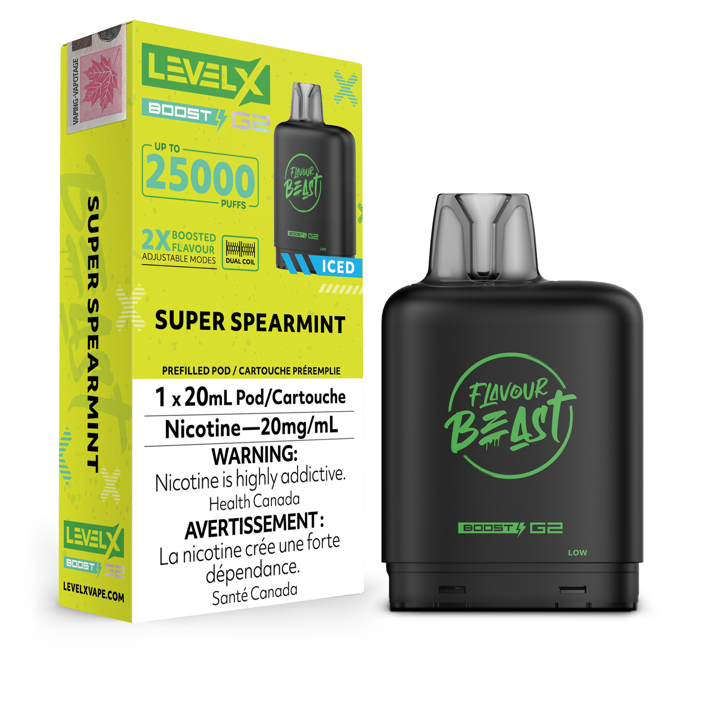 Level X Flavour Beast Boost G2 Pods 25K