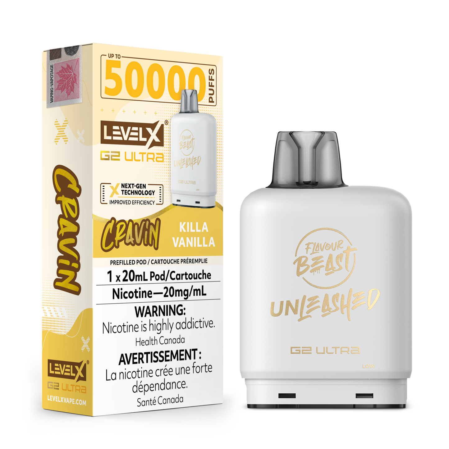 Level X Flavour Beast G2 Ultra Pods 50K