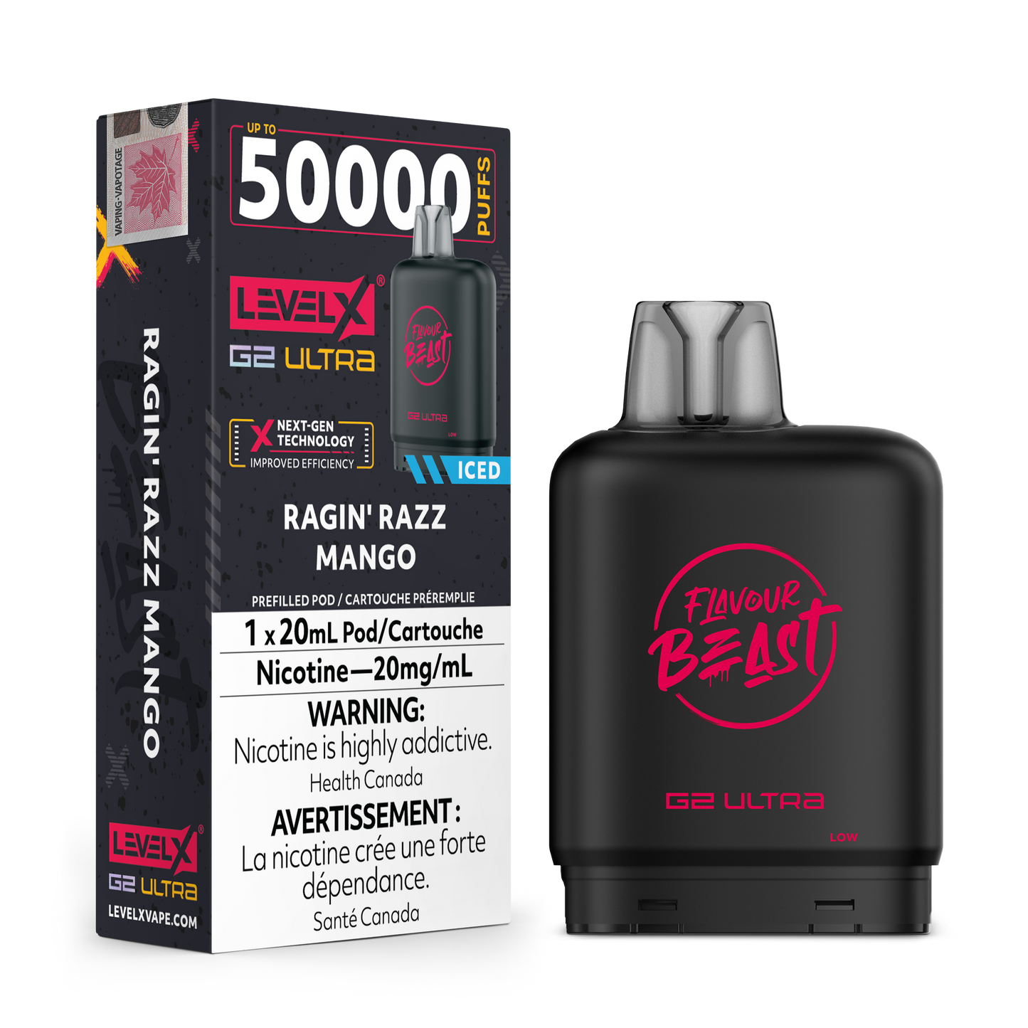 Level X Flavour Beast G2 Ultra Pods 50K