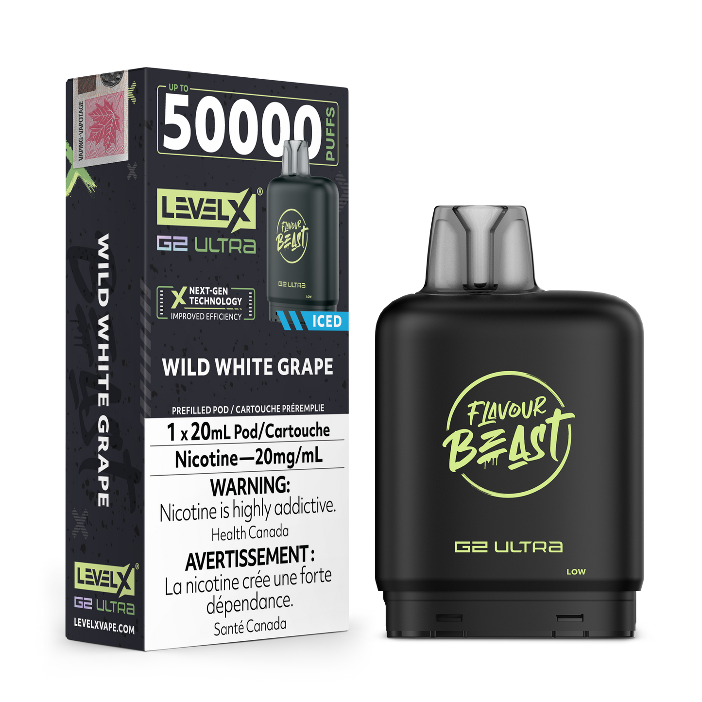 Level X Flavour Beast G2 Ultra Pods 50K