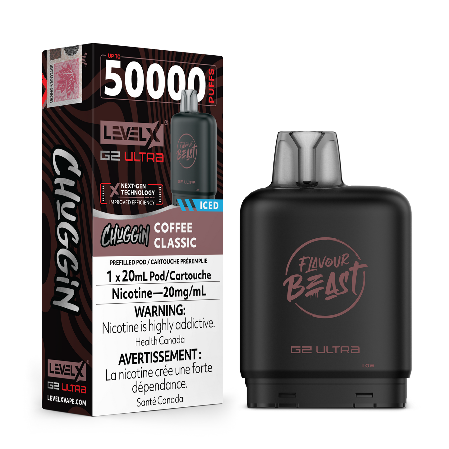 Level X Flavour Beast G2 Ultra Pods 50K
