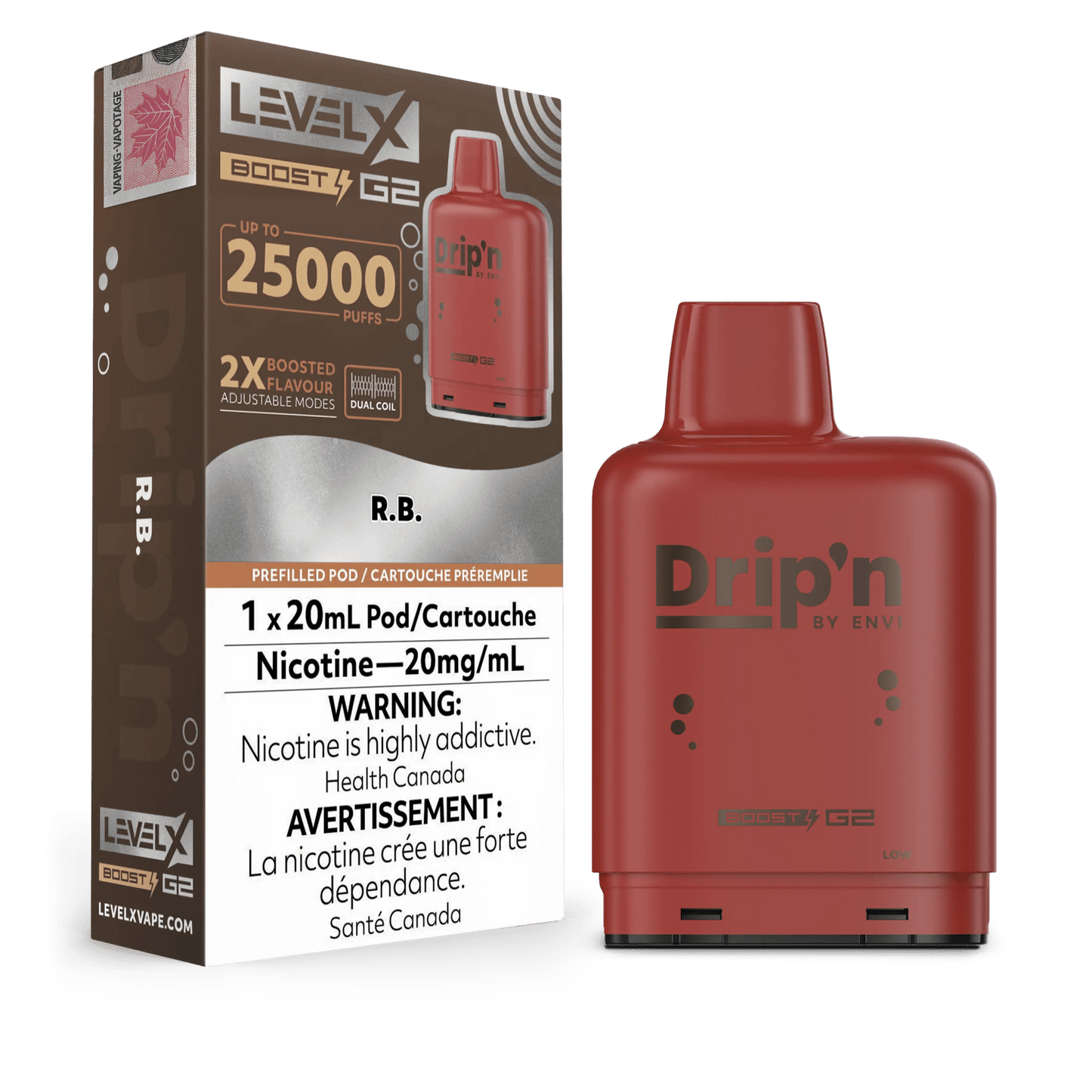 Level X Drip'n Boost Pods 25K - VAPEPUB