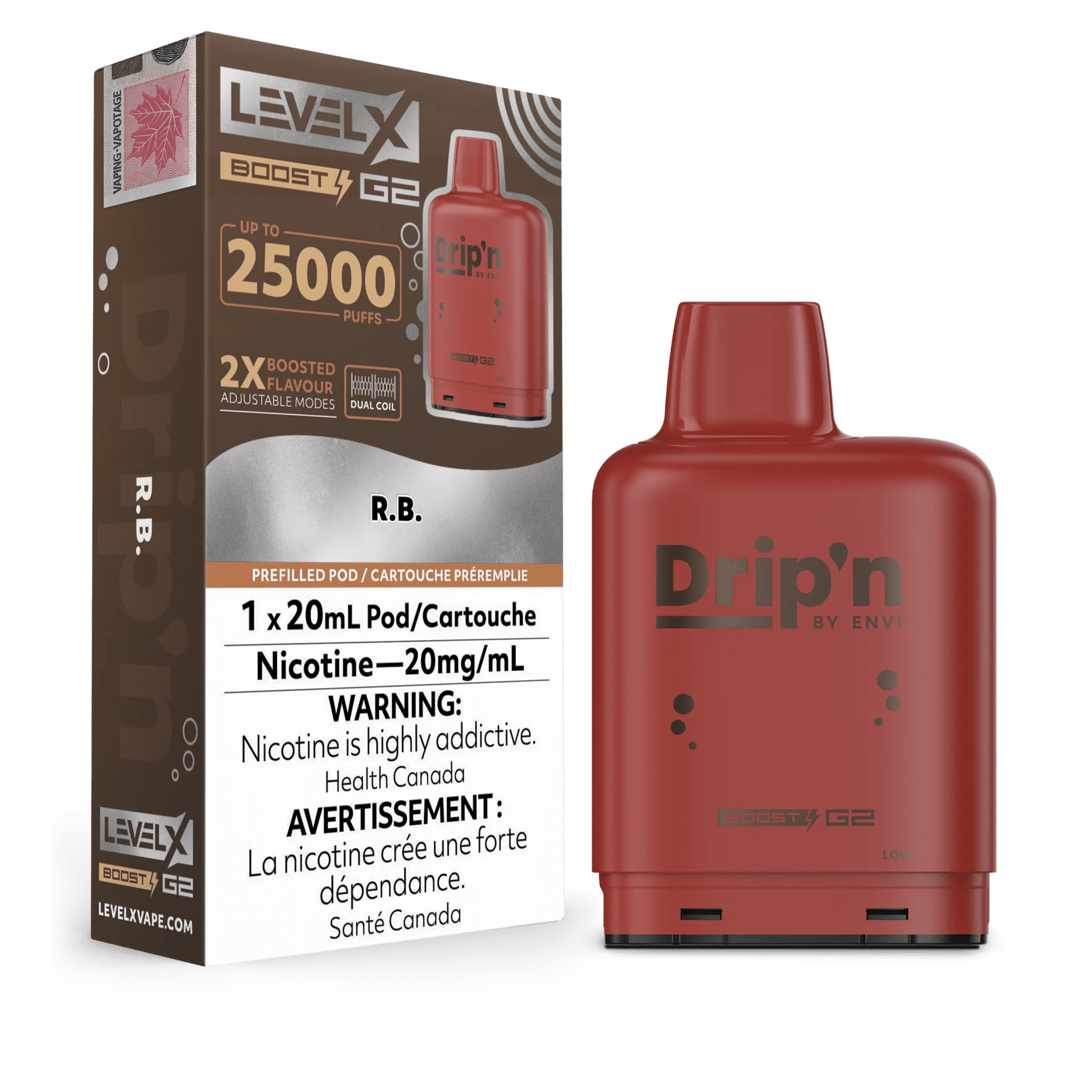Level X Drip'n Boost Pods 25K - VAPEPUB