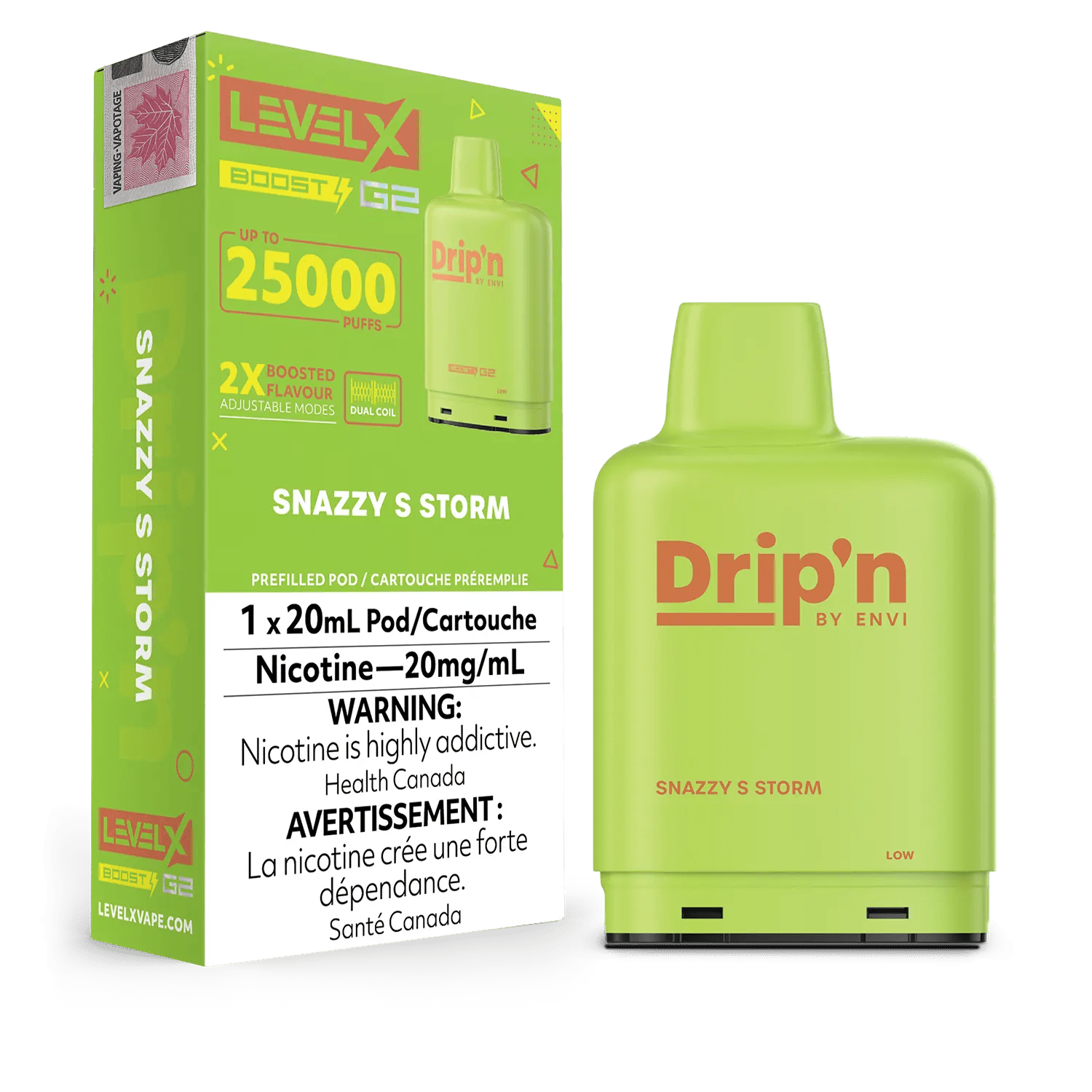 Level X Drip'n Boost Pods 25K - VAPEPUB
