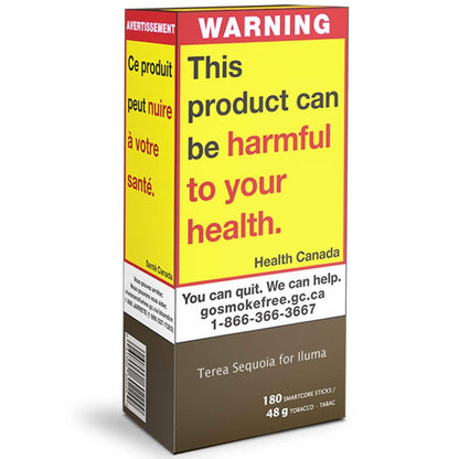 IQOS Terea Heat Sticks Sequoia flavor, 180 pack of tobacco Heets for heat-not-burn devices, shown in the image.